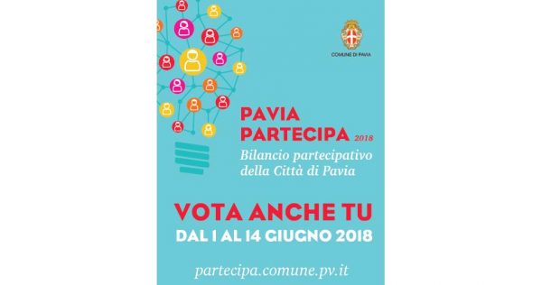 Pavia Partecipa 2018 - Vota anche tu dall'1 al 14 giugno 2018