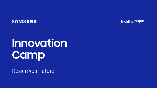 9 novembre - Webinar di presentazione "Samsung Innovation Camp"