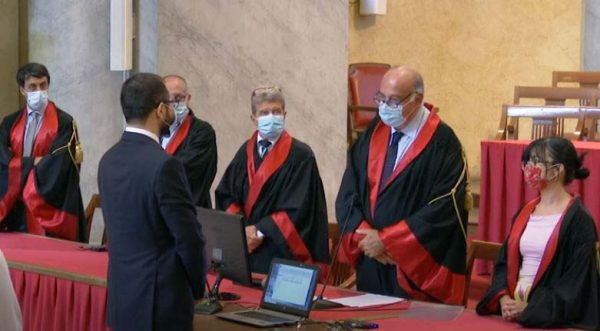 Le prime lauree "in presenza" nell'aula Magna dell'Università di Pavia (Video)