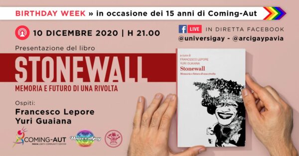 10 dicembre - Presentazione del libro "Stonewall. Memoria e futuro di una rivolta"