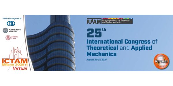 Dal 22 al 27 agosto 2021 - Congresso Internazionale di Meccanica