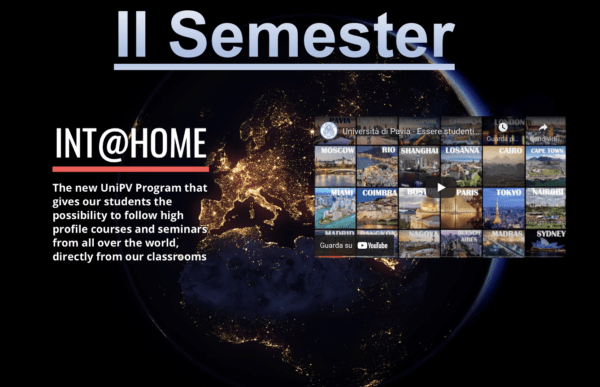 Programma del II semestre di Internationalization @Home