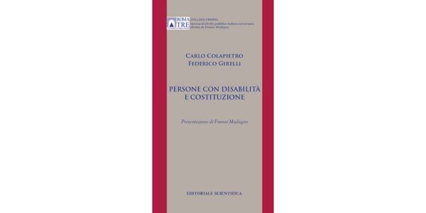 27 maggio - Presentazione volume «Persone con disabilità e Costituzione»
