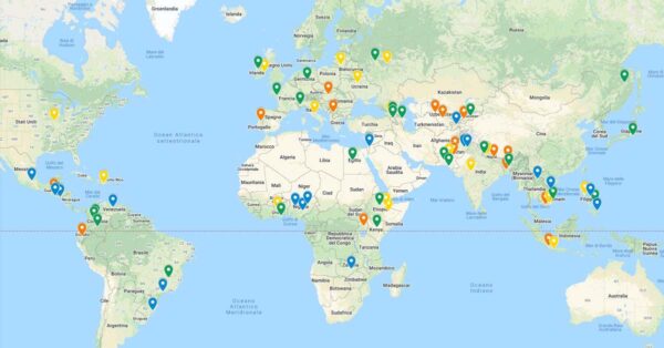 Cooperazione internazionale: gli Alumni dell'Erasmus Mundus Joint Master Program GLODEP in una mappa