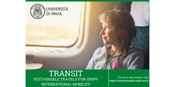 Unipv investe nella mobilità sostenibile: Bando TRANSIT - susTainable tRAvels for uNipv International mobiliTy