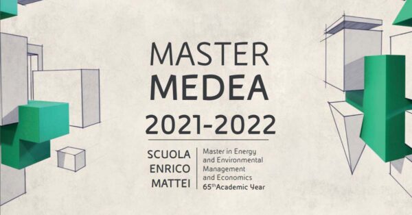 4 novembre - Inaugurazione dell'anno accademico del Master MEDEA, in collaborazione con Eni