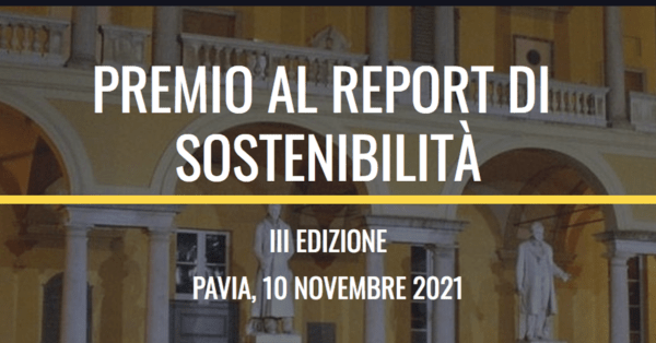 10 novembre - 3^a edizione del Premio al Report di Sostenibilità