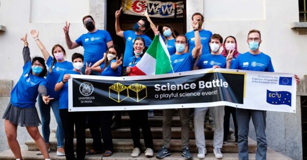 L'Università di Pavia vince la prima competizione della EC2U Science Battle!