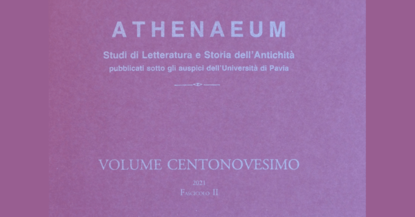 Uscito il 2° fascicolo della rivista «Athenaeum»