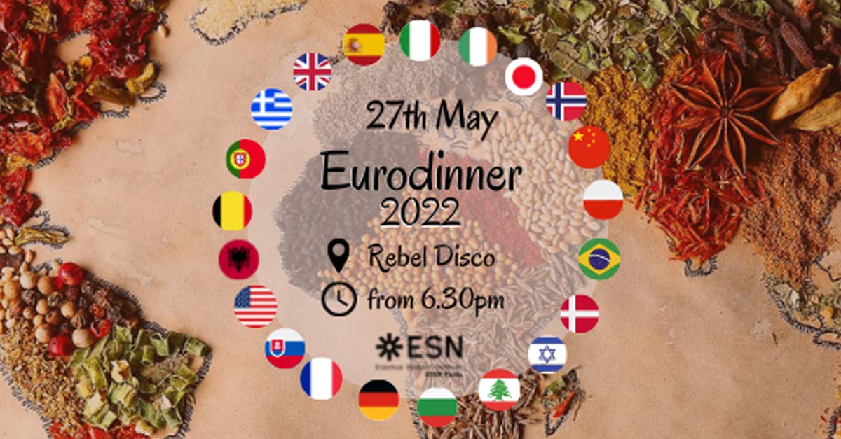 27 maggio - Eurodinner