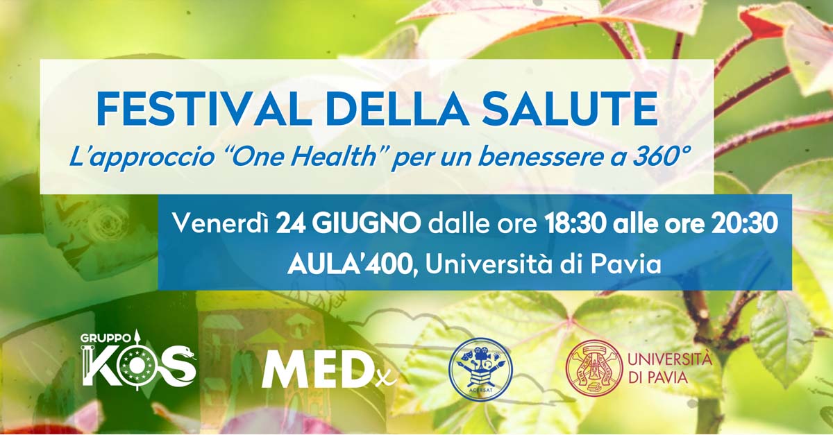 24 giugno - Festival della salute: L’approccio “One Health” per un benessere a 360°