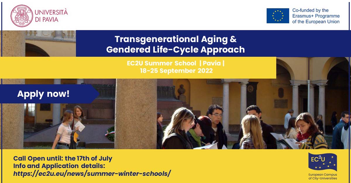 Iscriviti alla Summer School “Transgenerational Aging & Gendered Life-Cycle Approach” e vivi un’esperienza interculturale
