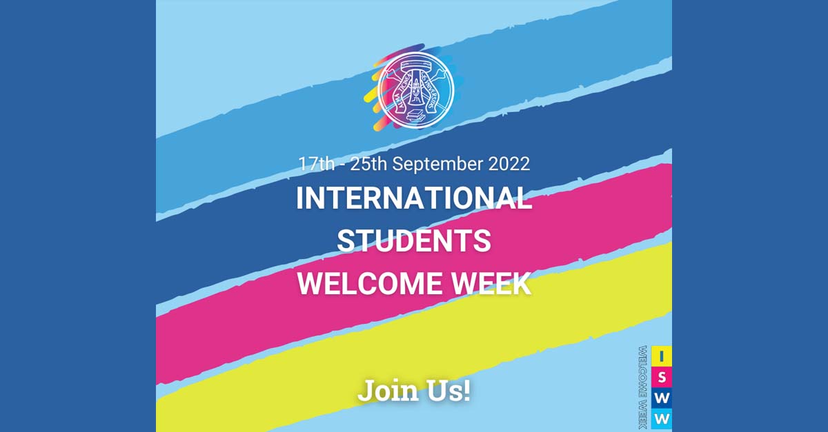 Dal 19 al 25 settembre - International Students Welcome Week