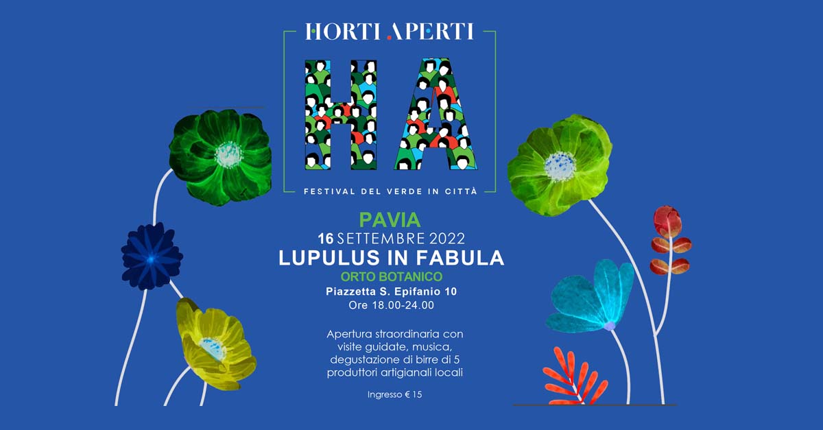16 settembre - ＂Lupulus in fabula＂ all'Orto Botanico
