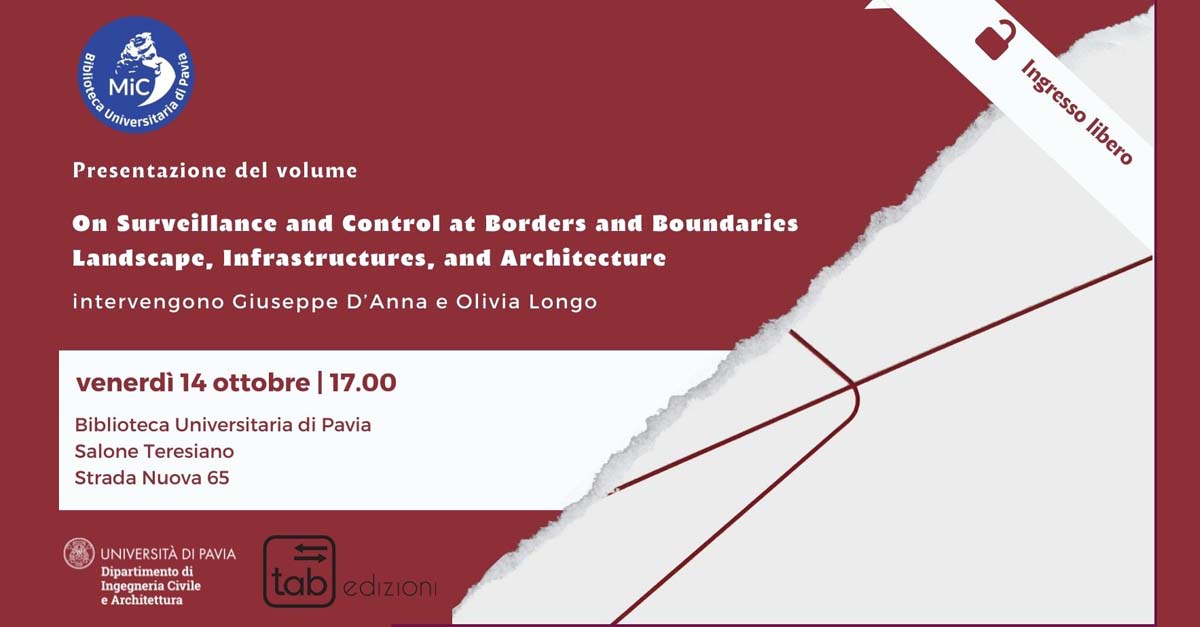 14 ottobre - On Surveillance and Control at Borders and Boundaries