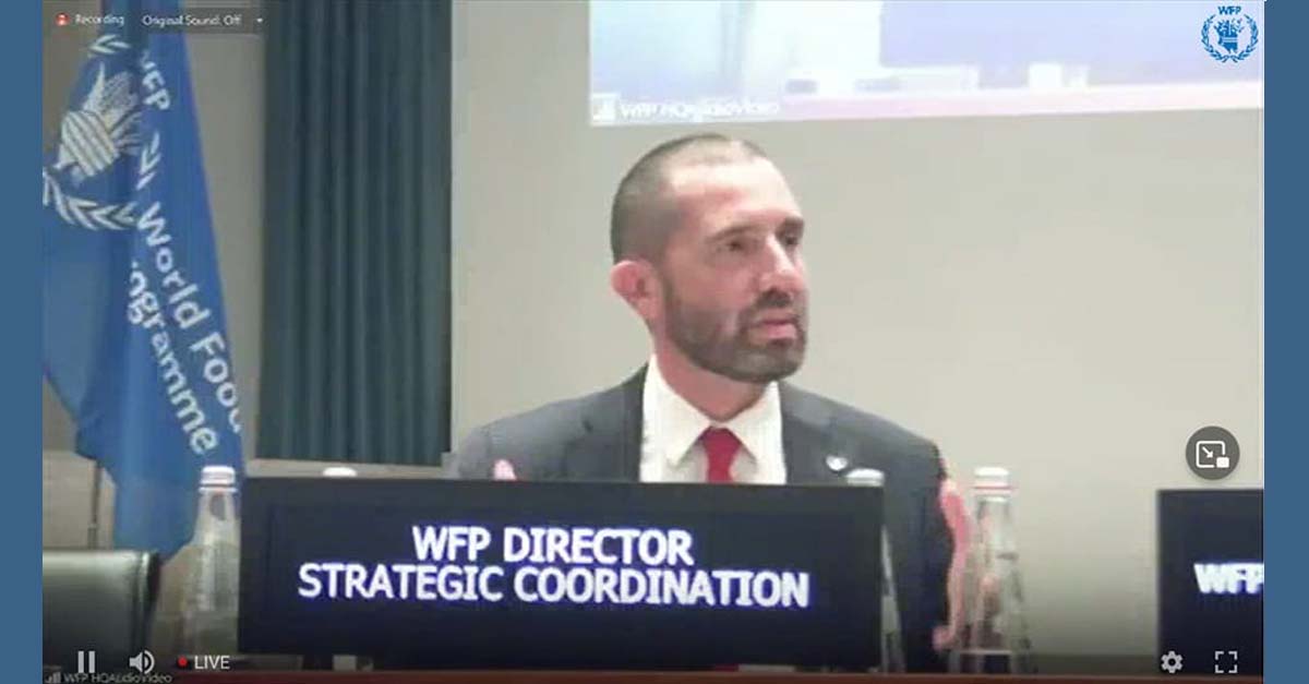 8 novembre - WFP strategic pattern between saving lives and changing lives