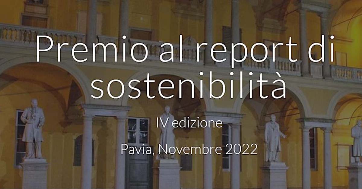 17 novembre - IV edizione Premio al Report di Sostenibilità