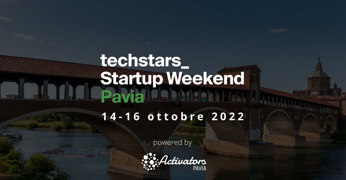 Dal 14 al 16 ottobre - Startup Weekend Pavia & Univenture 2022