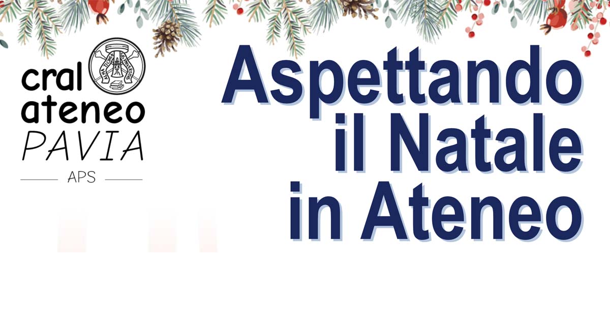 A dicembre l’evento natalizio 2022 del CRAL Ateneo nelle aule storiche
