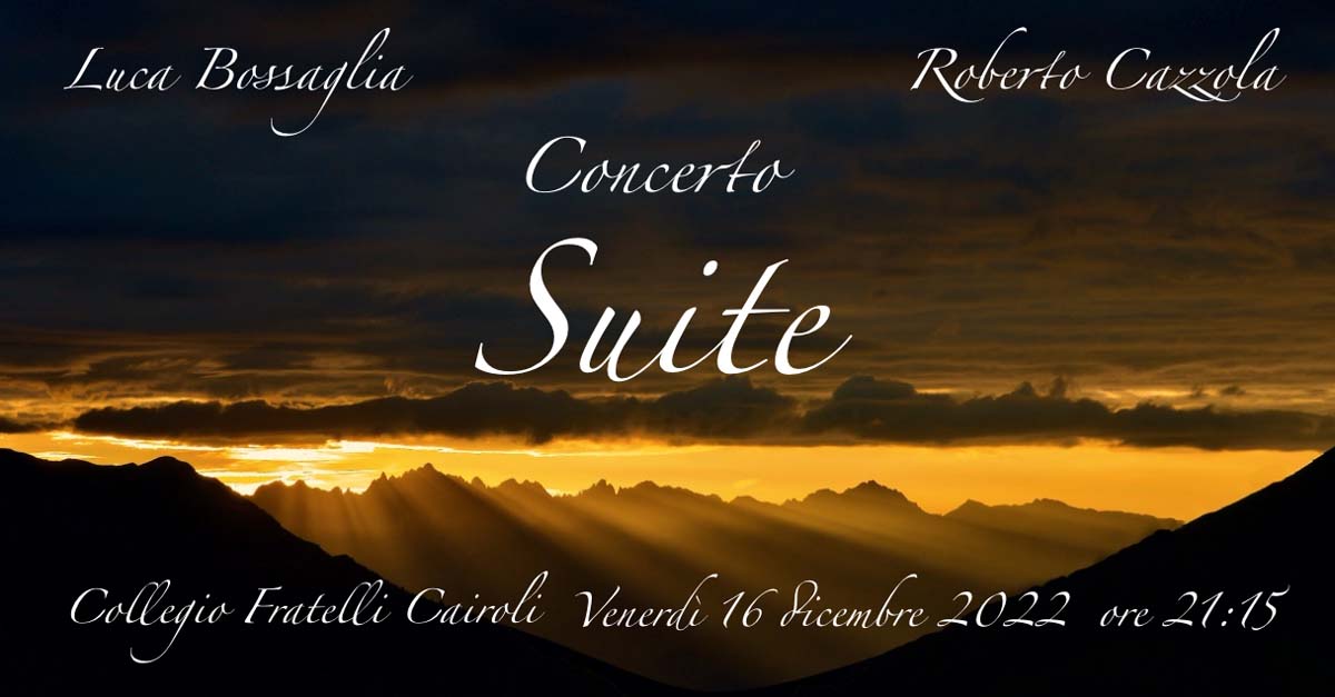 16 dicembre - Concerto “Suite”