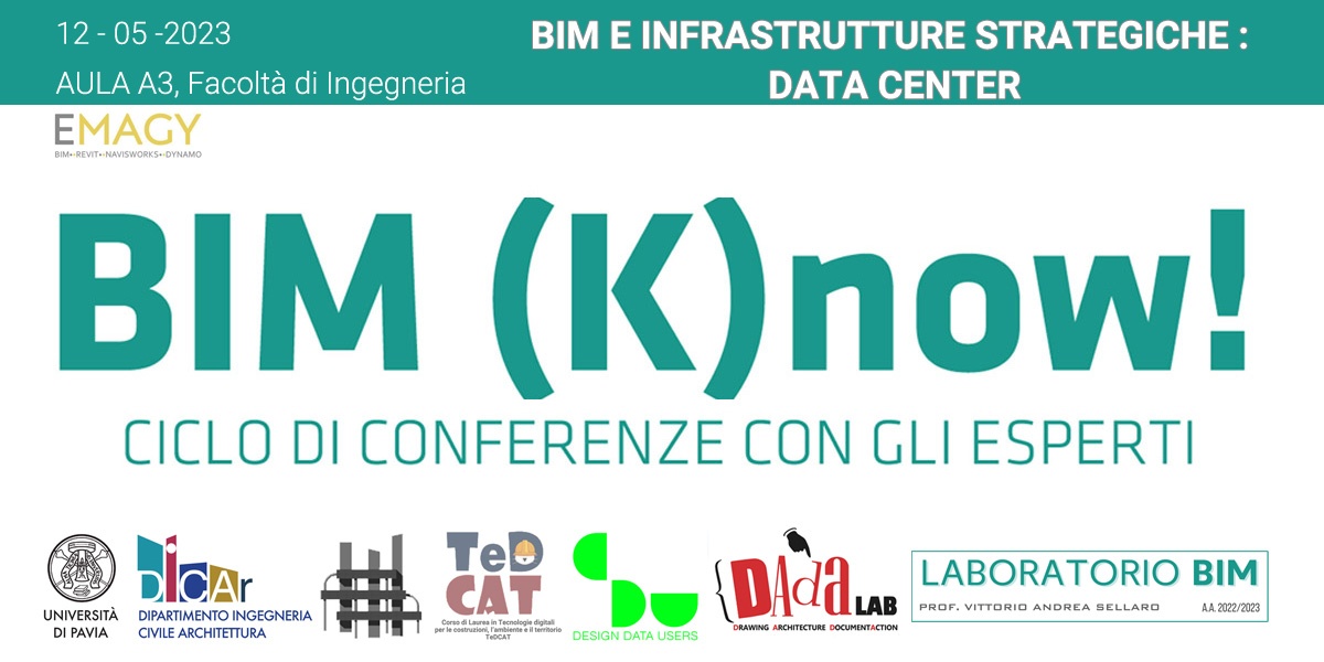 12 maggio - BIM (K)now! BIM e infrastrutture strategiche - Data Center