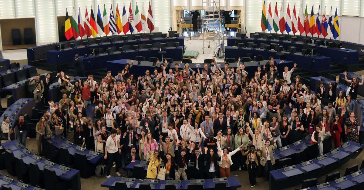 Unipv al Parlamento Europeo:  l’esperienza degli studenti che hanno partecipato al European Students Assembly 2023